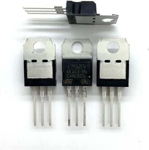 10Pcs L7912 L7912CV LM7912 7912 Linear Regulator 12V 1.5A Negative TO-220 Voltage Regulator in Saudi Arabia