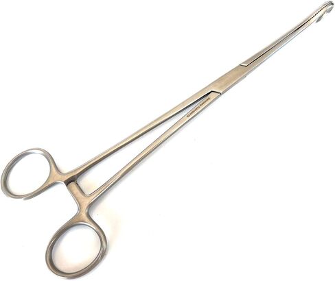 ملقط إسفنجي من فورستر مقاس 10 بوصات أدوات جراحية بيطرية مسننة مستقيمة in Kuwait