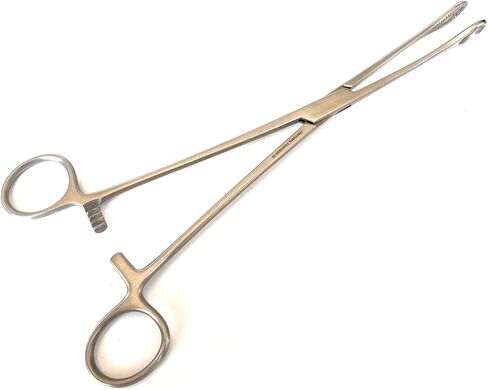 ملقط إسفنجي من فورستر مقاس 10 بوصات أدوات جراحية بيطرية مسننة مستقيمة in Kuwait