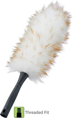 Unger Extendable Lamb’s Wool Duster – Extends to 43" – Dusters for Cleaning, Extendable Duster, Duster with Extension Pole, Long Handle Duster, Great for Ceiling Fans, Moldings, Bookcases & Windows in Kuwait
