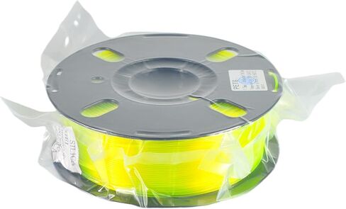 RANKI PETG Filament 1.75mm خيوط طابعة ثلاثية الأبعاد، دقة الأبعاد +/- 0.03 مم، بكرة 1 كجم (أصفر شفاف) in Kuwait