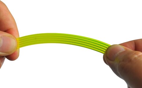 RANKI PETG Filament 1.75mm خيوط طابعة ثلاثية الأبعاد، دقة الأبعاد +/- 0.03 مم، بكرة 1 كجم (أصفر شفاف) in Kuwait