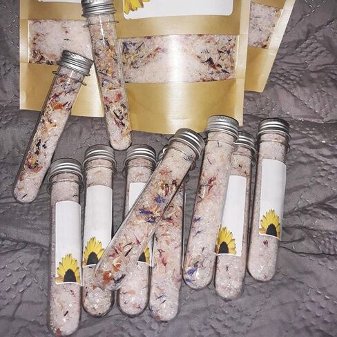 25 قطعة من أنابيب الاختبار 40 مل، أنابيب بلاستيكية شفافة مع أغطية للنباتات، التجارب العلمية، تزيين الحفلات، الحلوى، ملح الاستحمام، كرة العلكة in Kuwait