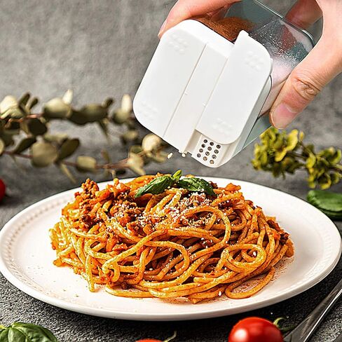 2 عبوة 4 في 1 ملح بلاستيكي وفلفل - 8 موزع توابل فارغ مع فتحات قابلة للتعديل، علب توابل شفافة للسفر والتوابل لبرطمانات التخييم والمنزل والمطاعم والمطبخ والطبخ وشرائح الشواء in Kuwait