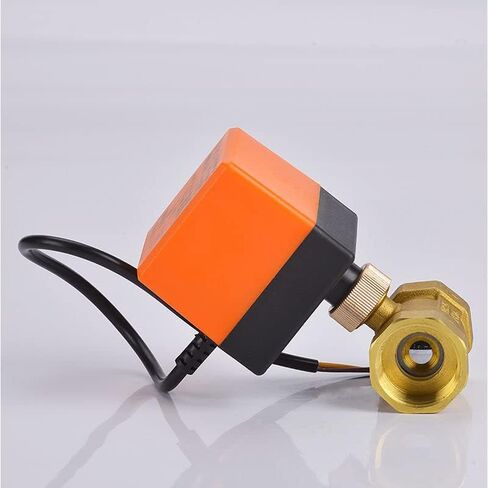 Motorized Ball Valve 3 Wires Brass 12-24V DC Electric Ball Valve 3/4" NPT 2 Control in Kuwait