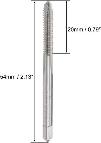 uxcell Machine Tap #10-32 UNF Thread 2B Class 3 Flutes High Speed Steel Screw Threading Tap Tapping Tool in Kuwait