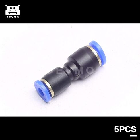 5PCS 4mm to 4mm Tube Air Pneumatic Push in Straight Gas Fittings Plastic Quick Connectors Fitting in Kuwait
