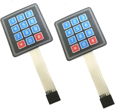 2PCS 12 Key Membrane Switch Keypad PI​C/AVR/4 x 3 for Arduino etc. in Saudi Arabia