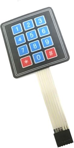 2PCS 12 Key Membrane Switch Keypad PI​C/AVR/4 x 3 for Arduino etc. in Saudi Arabia