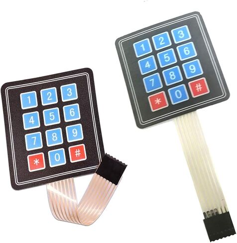 2PCS 12 Key Membrane Switch Keypad PI​C/AVR/4 x 3 for Arduino etc. in Saudi Arabia