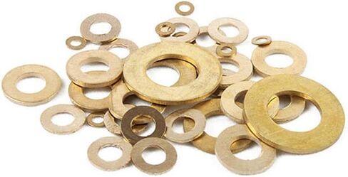 Guard4U 340Pcs 11-Size Brass Flat Washer Assortment Set- M2 M2.5 M3 M4 M5 M6 M8 M10 M12 M14 M16 in Saudi Arabia