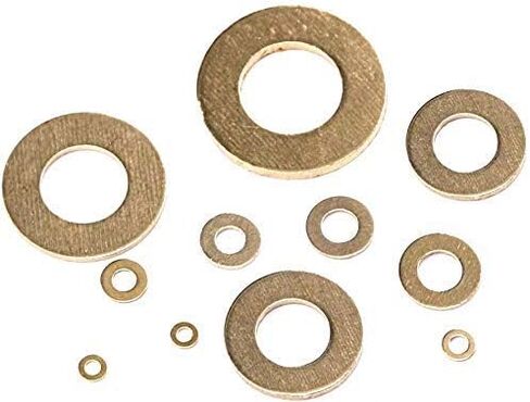 Guard4U 340Pcs 11-Size Brass Flat Washer Assortment Set- M2 M2.5 M3 M4 M5 M6 M8 M10 M12 M14 M16 in Saudi Arabia
