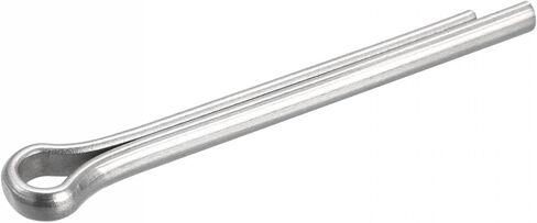 دبوس كوتر سبليت من uxcell، مشبك تثبيت من الفولاذ المقاوم للصدأ مقاس 5 مم × 40 مم مناسب للسيارات والميكانيكا، لون فضي، 25 قطعة in Kuwait