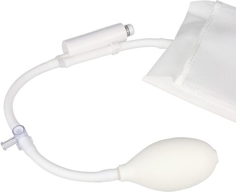 AHS American Hospital Supply Medical Pressure Infusion Bag 3000ml IV Pole Infusion Sack with 3 Way Stopcock Smart Design and Easy to Use | Medical Supplies & Equipment (1 Each) in Kuwait
