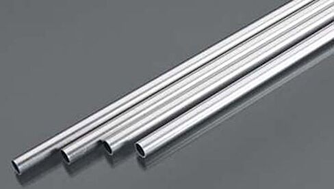 K & S 1115 Round Aluminum Tube, 5/16" OD x 0.014" Wall x 36" Long, 4 Pieces, Made in The USA in Saudi Arabia