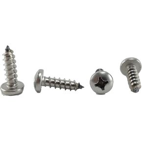#12 X 1" Stainless 18-8 Phillips Pan Head Sheetmetal Screw (1/2" to 2-1/2" in Listing) 100 Sheet Metal Screws (#12 X 1 INCH) in Saudi Arabia