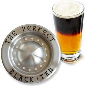 The Perfect Black and Tan Beer Layering Tool - Bartender Accessory for Layered Beer Cocktails (Gold PVD Stainless Steel) in Saudi Arabia