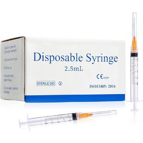 لوازم مختبر لور لوك للاستعمال مرة واحدة، مغلفة بشكل فردي 100 قطعة in Kuwait