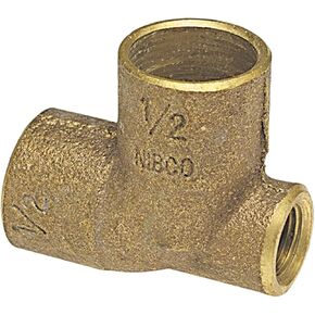 NIBCO 705 1 X 1/8 X 1 C X F X C Baseboard Tee Cast in Saudi Arabia