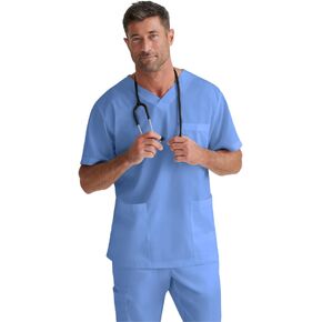 BARCO Essentials Omni Scrub Top Unisex - Crossover V-Neck Unisex Scrub Top