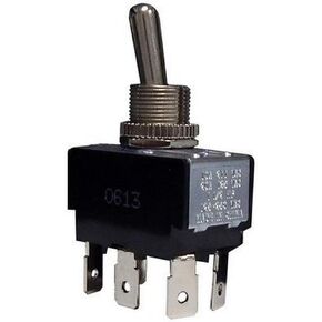 Morris 70131 Heavy Duty Toggle Switch, DPDT, On-On, Quick Connect Terminals, 2 Poles in Kuwait
