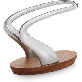 nambe Lupo Napkin Holder for Kitchen Countertops | Use for Indoor and Outdoor Dining | Table Top Luncheon Napkin Tray for Parties, Weddings, and Events | Made of Metal Alloy | 7.5in in Saudi Arabia