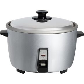 Panasonic Commercial Rice Cooker, 208V Extra-Large Capacity 80-Cup (Cooked), 40-Cup (Uncooked) with One-Touch Operation - SR-GA721L - Silver