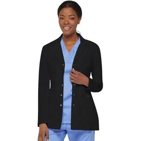 Dickies Xtreme Stretch Women Scrubs Lab Coats 28" Snap Front 82400