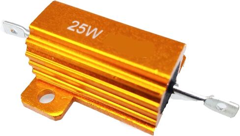 2pcs 3 ohm 3R 25W Watt Aluminum Housed Metal Case Wirewound Resistors in Saudi Arabia