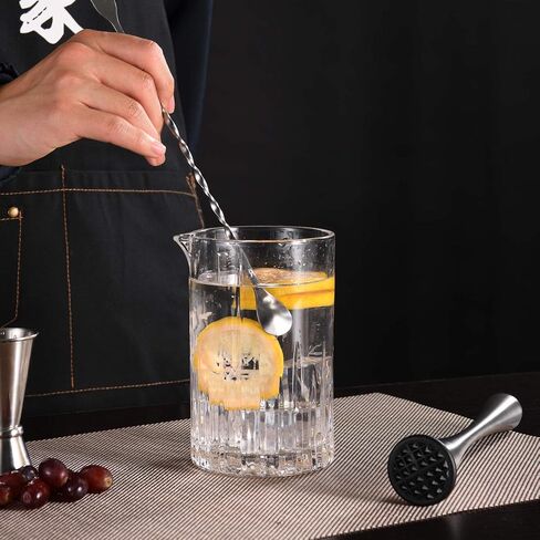 Stainless Steel Muddler for Cocktails,Mixing Spoon and Measuring Jigger,Professional Bar Tools,10-inch Bar Muddler for Making Mojitos,Margaritas and Other Fruit Based Drinks. in Saudi Arabia