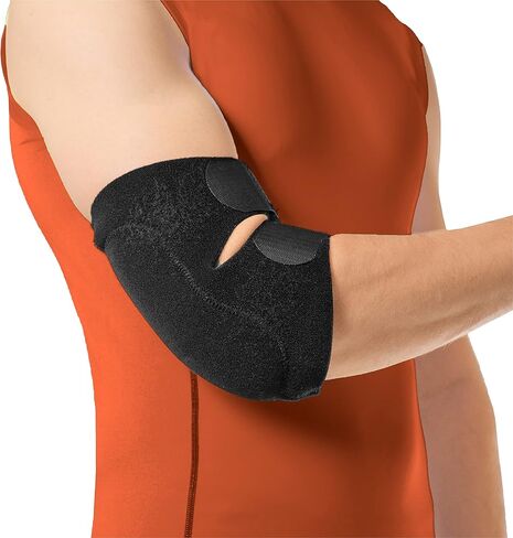 BraceAbility التهاب الجراب وسادة الكوع هدفين | غلاف ذراع ضاغط مع وسادة دعم ناعمة مبطنة لآلام المفاصل الزنجية، وحماية الجراب، وتخفيف التهاب المفاصل والتهاب الأوتار (مقاس واحد) in Kuwait
