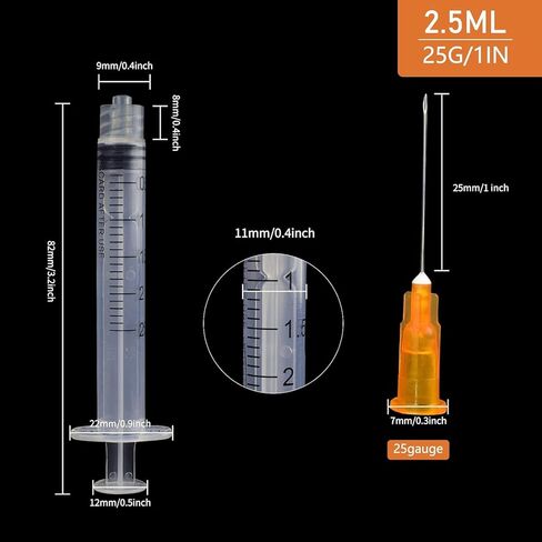 لوازم مختبر لور لوك للاستعمال مرة واحدة، مغلفة بشكل فردي 100 قطعة in Kuwait