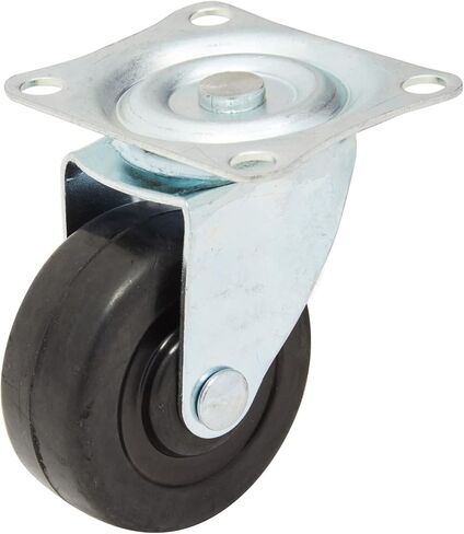 Stockroom Plus 24 Pack 2 inch Swivel Caster Wheels Rubber Base with Top Plate and Bearing for Smooth Moving in Kuwait