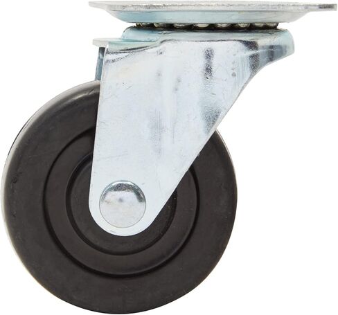 Stockroom Plus 24 Pack 2 inch Swivel Caster Wheels Rubber Base with Top Plate and Bearing for Smooth Moving in Kuwait