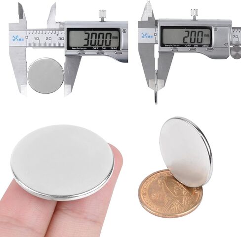 fhsvud 12x3mm مغناطيس الأرض النادرة للحرف اليدوية، مغناطيس صغير، مغناطيس النيوديميوم جولة قوية للثلاجة DIY بناء العلوم التعليم مطبخ مجلس الوزراء مكتب المغناطيسية مجموعات in Kuwait