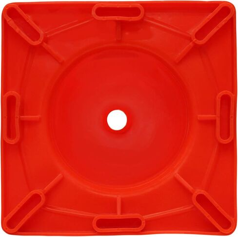 مخاريط PVC للسلامة المرورية مقاس 28 بوصة RK مع أطواق عاكسة مقاس 6 بوصة + 4 بوصة، قاعدة برتقالية (6 مخاريط) in Kuwait