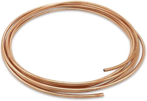 Copper Tubing, 5mm OD x 3mm ID x 6.56Ft Refrigeration Pipe, Soft Coil Copper Tubing for Air Conditioner ( C1100 T2 ) in Saudi Arabia