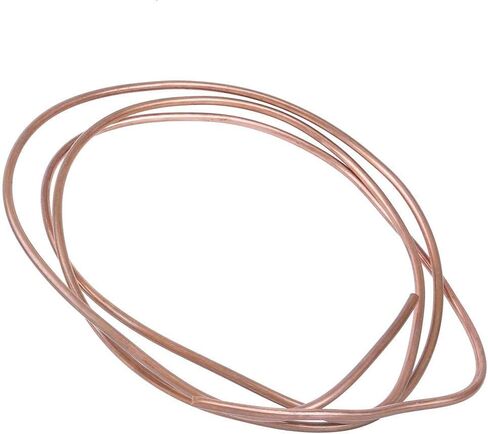 Copper Tubing, 5mm OD x 3mm ID x 6.56Ft Refrigeration Pipe, Soft Coil Copper Tubing for Air Conditioner ( C1100 T2 ) in Saudi Arabia