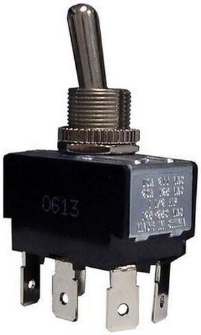 Morris 70131 Heavy Duty Toggle Switch, DPDT, On-On, Quick Connect Terminals, 2 Poles in Kuwait
