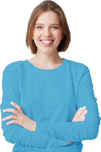 BaHoki Essentials Long Sleeve Undershirts for Scrubs - Great Stretch and Layering Piece in Kuwait