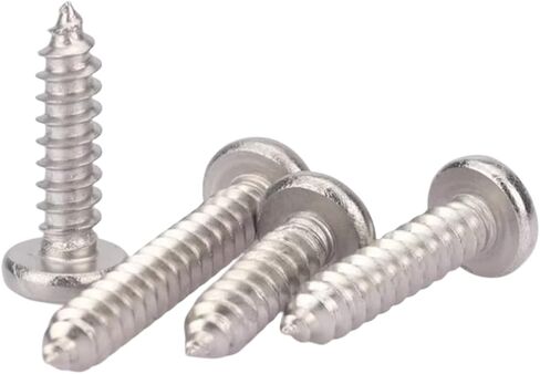 100 قطعة فيليبس عموم رئيس مسامير الخشب #10x3/4 "304 الفولاذ المقاوم للصدأ عموم رئيس الصفائح المعدنية مسامير مسامير التنصت على الذات in Kuwait