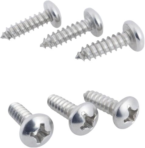 100 قطعة فيليبس عموم رئيس مسامير الخشب #10x3/4 "304 الفولاذ المقاوم للصدأ عموم رئيس الصفائح المعدنية مسامير مسامير التنصت على الذات in Kuwait