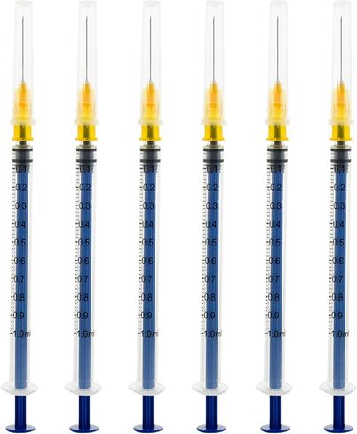 LZHNB 50Pack-1ml/cc 25Ga معقمة مغلفة بشكل فردي (1ml 50) in Kuwait