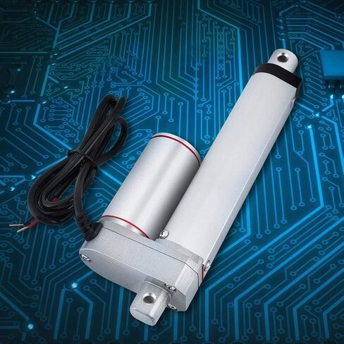 محرك خطي للسكتة الدماغية DC 24V 6 بوصة 150 مم، رفع Maxmium 750N 165lbs شديد التحمل، للسرير الطبي الكهربائي قضيب رفع المركبات والسفن وباب النافذة in Saudi Arabia