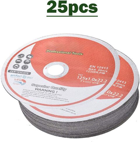 Timunr 25 حزمة قطع عجلات 4 × 0.040 × 5/8 بوصة قرص قطع الألومينا لطاحونة الزاوية in Kuwait