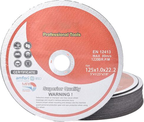 Timunr 25 حزمة قطع عجلات 4 × 0.040 × 5/8 بوصة قرص قطع الألومينا لطاحونة الزاوية in Kuwait