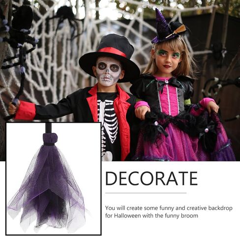 BESPORTBLE 1pc Halloween Broom Make up Filler Child Polyester in Kuwait
