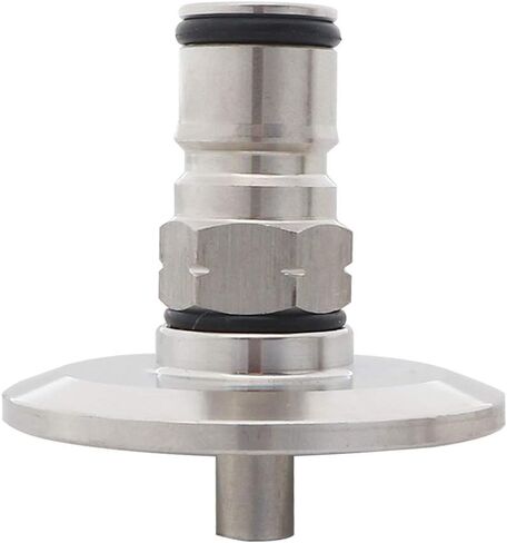 1.5 بوصة مشبك ثلاثي إلى عمود قفل الكرة، تركيبات البيرة الصحية SS304، حلقة OD 50.5 مم لنقل ضغط التخمير المخروطي SS (الغاز والسائل) in Kuwait