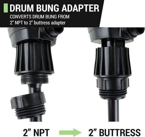 7 GPM Electric Drum Pump for 55 Gallon Drums up to 275 Gallon IBC Totes | Works with DEF, Diesel, Water (Not for drinking water), Kerosene etc in Kuwait