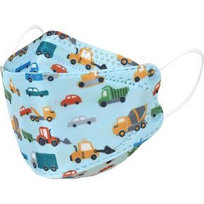 قناع وجه للأطفال للاستعمال مرة واحدة من 20/50 قطعة، قناع Kf94 للأولاد والبنات 4 طبقات واقي مسامي متعدد الألوان مريح ولطيف in Kuwait